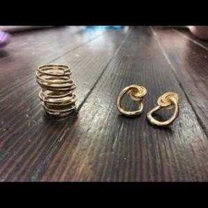 Earring and ring